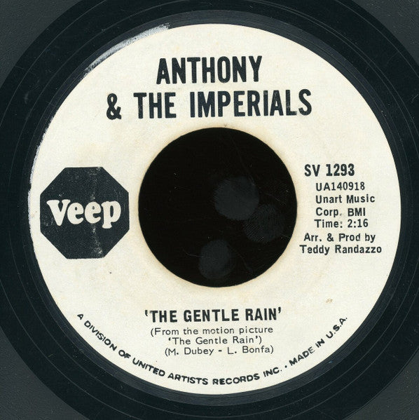 Little Anthony & The Imperials : The Flesh Failures  (Let The Sunshine In) / The Gentle Rain (7", Styrene)