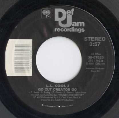 LL Cool J : Go Cut Creator Go (7", Single, Styrene)