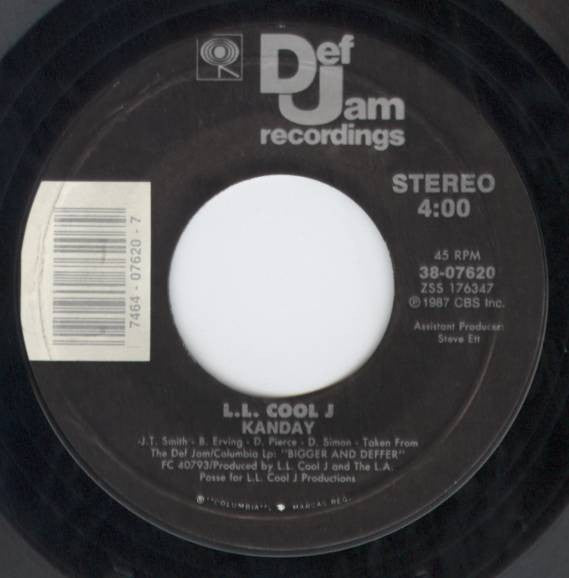 L.L. Cool J* : Go Cut Creator Go (7", Single, Styrene)