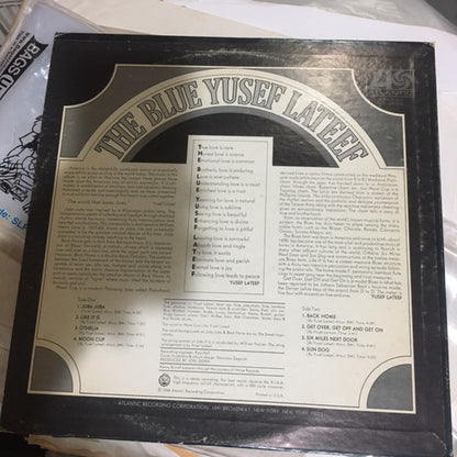 Yusef Lateef : The Blue Yusef Lateef (LP, Album, RP, PR )
