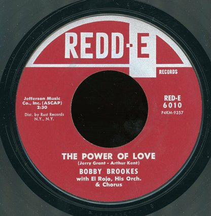 Bobby Brookes & The Prophets / Bobby Brookes with El Rojo (3) : Birmingham Jailhouse (Put Up My Bail, Lord) / The Power Of Love (7", Mon)