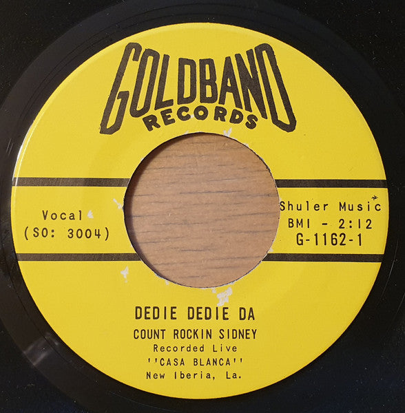 Rockin' Sidney : Dedie Dedie Da (7")