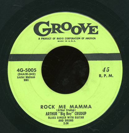 Arthur "Big Boy" Crudup : Mean Old Frisco Blues (7")