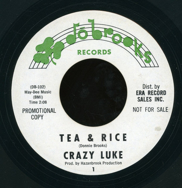 Crazy Luke : Karate / Tea & Rice (7", Promo)