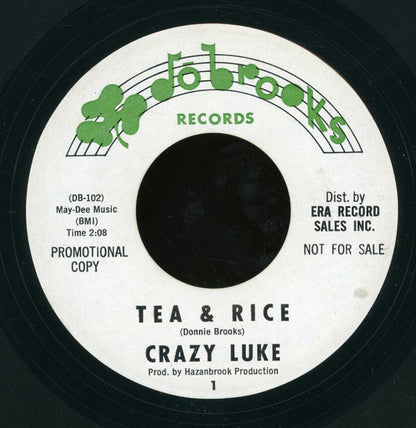 Crazy Luke : Karate / Tea & Rice (7", Promo)