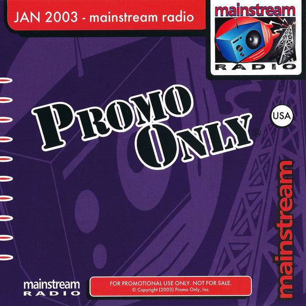 Various : Promo Only Mainstream Radio: Jan 2003 (CD, Comp, Promo)