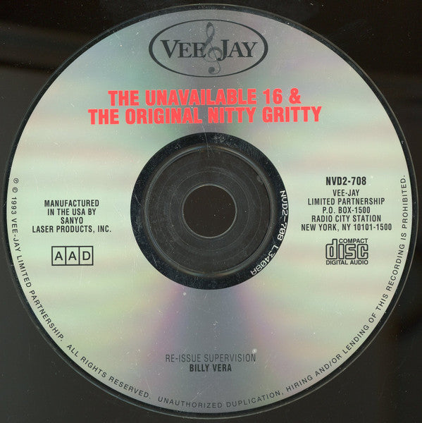 Various : The Unavailable 16 Hits & The Original Nitty Gritty (CD, Comp, RM)