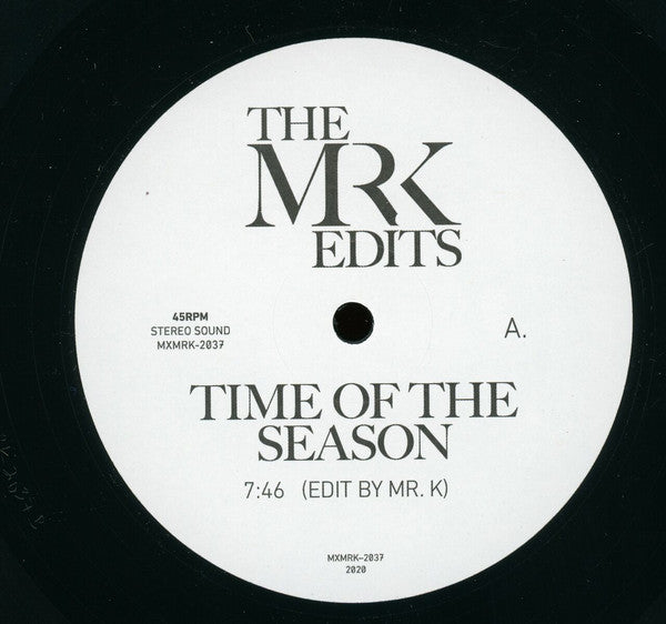 The Zombies / Simple Minds : Time Of The Season / Theme From Great Cities (12", Unofficial)