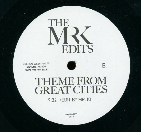 The Zombies / Simple Minds : Time Of The Season / Theme From Great Cities (12", Unofficial)