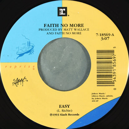 Faith No More : Easy / Das Schutzenfest (7", Single)