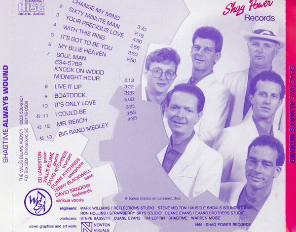 Shagtime Band : Always Wound (CD)