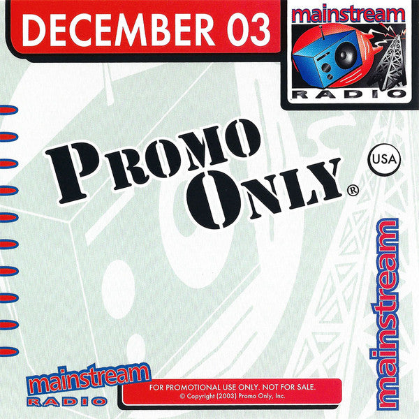 Various : Promo Only Mainstream Radio: December 03 (CD, Comp, Promo)