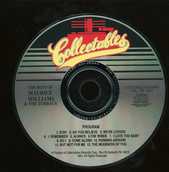 Maurice Williams & The Zodiacs : The Best Of Maurice Williams & The Zodiacs (CD, Comp, RE)