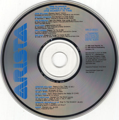 Various : 1988 Summer Olympics Album (One Moment In Time) (CD, Album, RP)