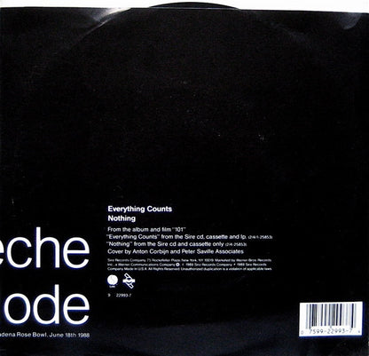 Depeche Mode : Everything Counts, Nothing (7", Single)