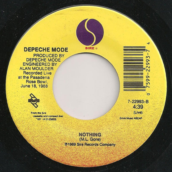 Depeche Mode : Everything Counts, Nothing (7", Single)