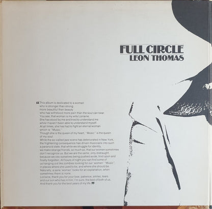 Leon Thomas : Full Circle (LP, Album, Gat)