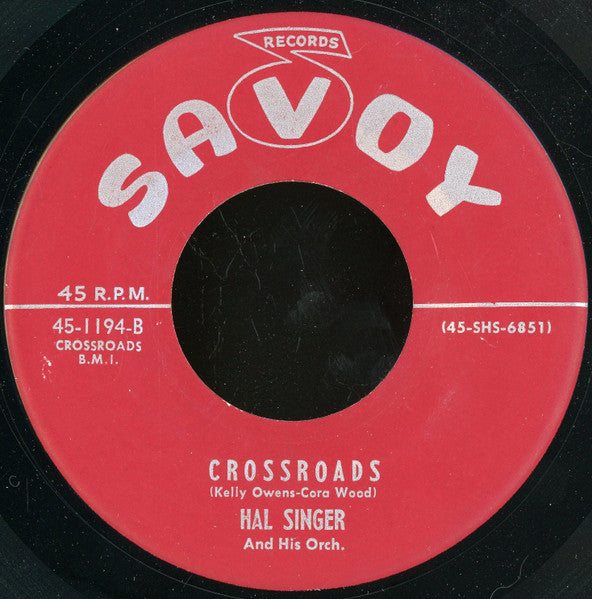 Hal Singer And His Orchestra : Mr. Movin's Groovin'  (7", Single)