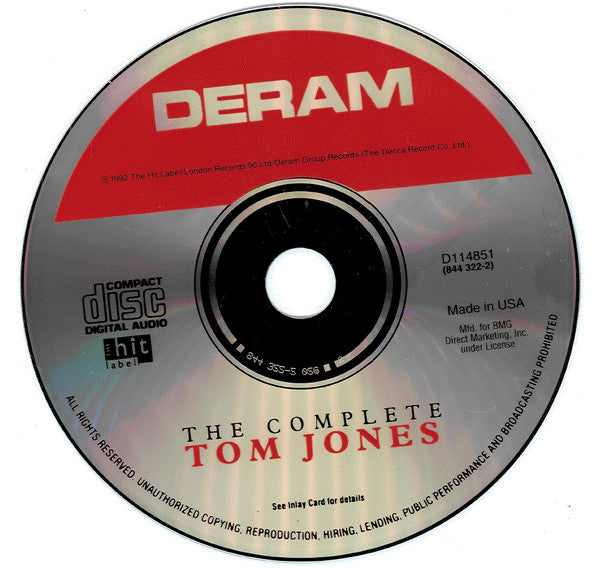 Tom Jones : The Complete Tom Jones (CD, Comp, Club)