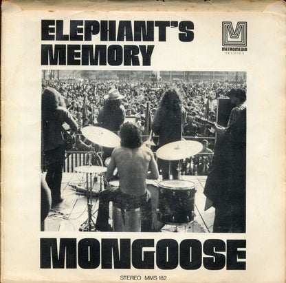 Elephants Memory : Mongoose (7", Single, Styrene, Pit)