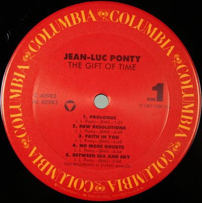 Jean-Luc Ponty : The Gift Of Time (LP, Album)