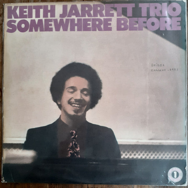 Keith Jarrett Trio : Somewhere Before (LP, Album, RE, SP )