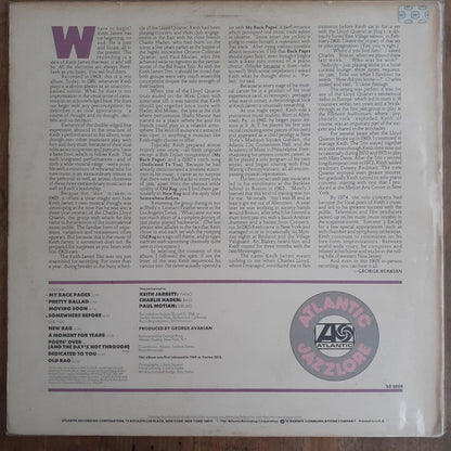 Keith Jarrett Trio : Somewhere Before (LP, Album, RE, SP )
