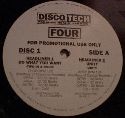 Various : DiscoTech Four (2x12", Comp, Promo)