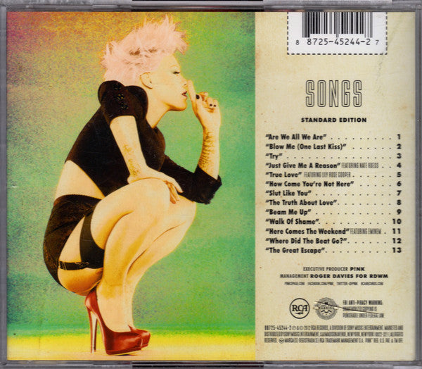 P!nk : The Truth About Love (CD, Album, Edi)