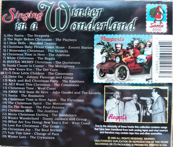 Various : Singing In A Winter Wonderland (CD, Comp)