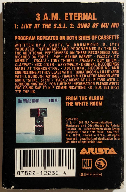 The KLF : 3: A.M. Eternal (Live At The S.S.L.) (Cass, Single, No )