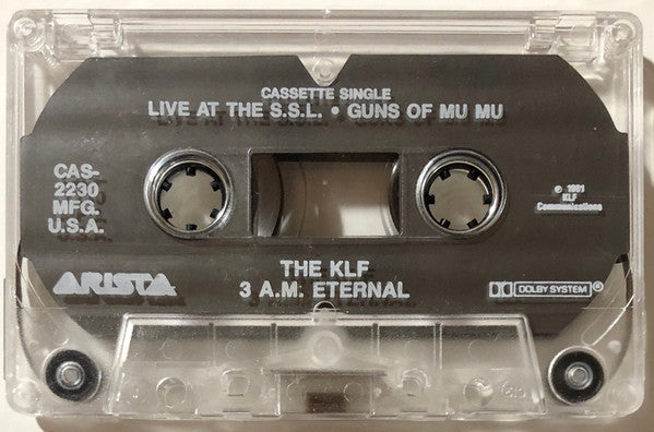 The KLF : 3: A.M. Eternal (Live At The S.S.L.) (Cass, Single, No )