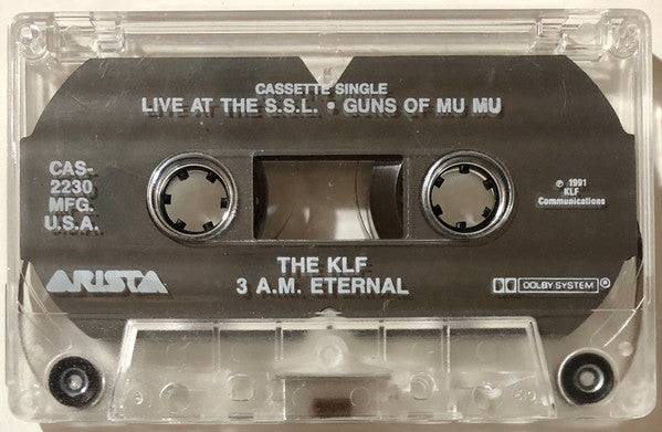 The KLF : 3: A.M. Eternal (Live At The S.S.L.) (Cass, Single, No )