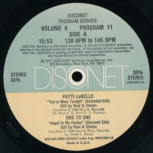 Various : Volume 8 Program 11 (2x12")
