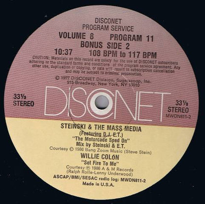 Various : Volume 8 Program 11 (2x12")