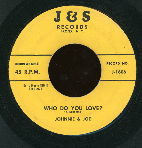 Johnnie & Joe : Trust In Me / Who Do You Love?  (7")