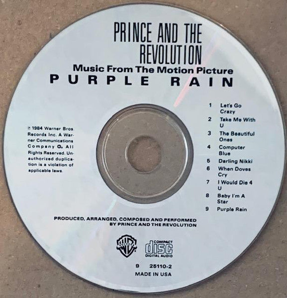 Prince And The Revolution : Purple Rain (CD, Album, RE, DDI)