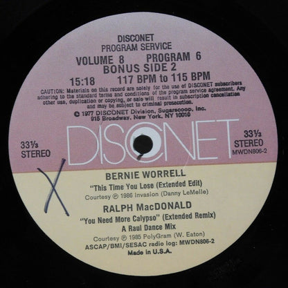 Various : Volume 8 Program 6 (2x12")