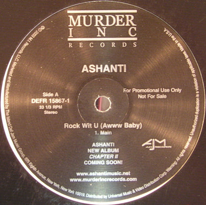 Ashanti : Rock Wit U (Awww Baby) (12", Promo)
