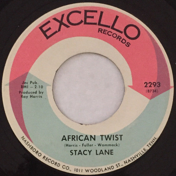 Stacy Lane : African Twist / I'm Out To Win You Over (7", Single)