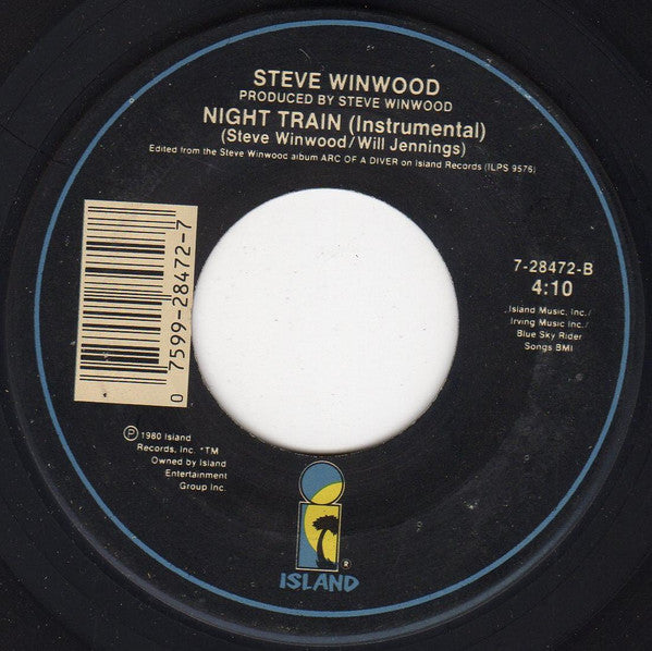 Steve Winwood : Back In The High Life Again (7", Spe)