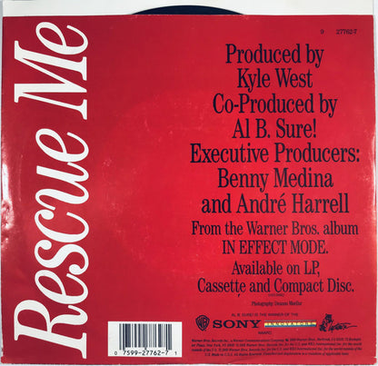 Al B. Sure! : Rescue Me (7")