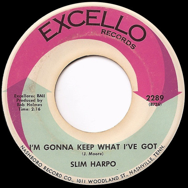 Slim Harpo : I'm Gonna Keep What I've Got (7", Mono)