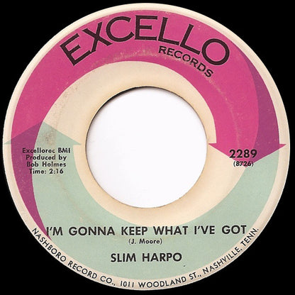 Slim Harpo : I'm Gonna Keep What I've Got (7", Mono)