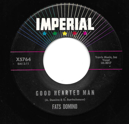 Fats Domino : Let The Four Winds Blow / Good Hearted Man (7", Single)