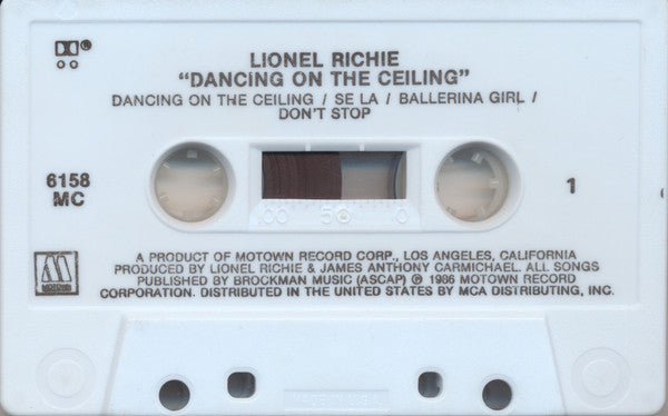 Lionel Richie : Dancing On The Ceiling (Cass, Album)