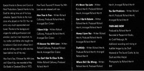Richie Merritt : Then And Now (CD, Album)