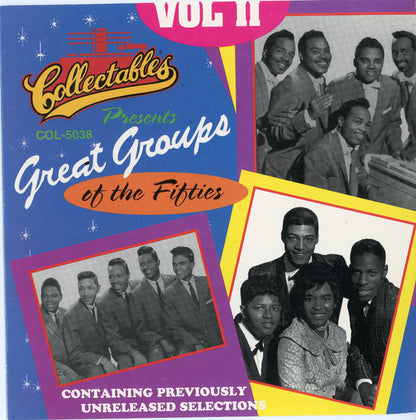 Various : Great Groups Of The Fifties Volume II (CD, Album, Comp)