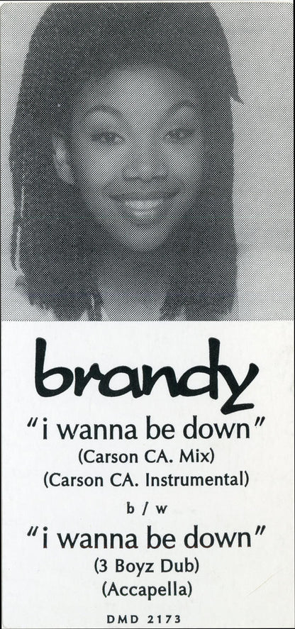 Brandy (2) : I Wanna Be Down (12", Promo)