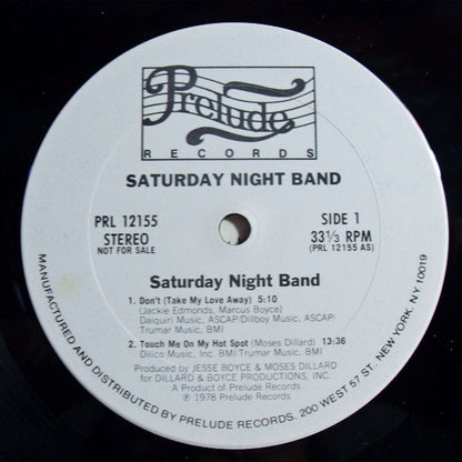 Saturday Night Band : Come On Dance, Dance (LP, Album, Promo)